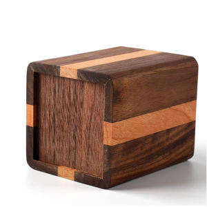 Organisateur de bureau multifonctionnel moderne et écologique pour la maison, l'école et le bureau, en bois massif naturel, fait à la main, de haute qualité, pour crayons - Product Image 6