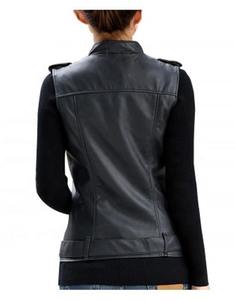 Trending New 2026 Professional <b>Leather</b> Motorcycle Riding Vest Racing Safety Vest for Men Plus Size Custom Manufacturer - Product Image 2