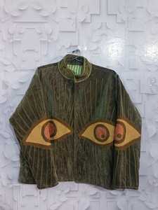 <b>Velvet</b> Handmade Boho SUZANI <b>JACKET</b> <b>Women</b> Floral Crew Neck Full Sleeve Autumn Outerwear Regular Length 100% Polyester Woven Front - Product Image 1