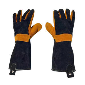 Wholesale Supply Cowhide Leather Fleece Lined Welding <b>Gloves</b> for Stick Welding Professional Use Heat Resistant Hand Protection - Product Image 1