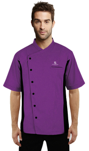 Chaqueta de Chef de Panadería con Estilo Profesional y Manga Corta, Fabricante de Prendas OEM 2026 - Product Image 2