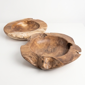 Bol en teck pour l'hôtellerie, centre de table sculptural en bois de racine organique pour hôtels, complexes hôteliers, villas, restaurants et projets d'aménagement intérieur commercial - Product Image 6