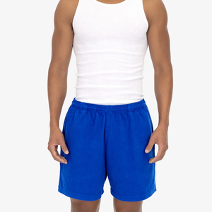 กางเกงขาสั้นผู้ชายสไตล์สตรีทแวร์หลายกระเป๋า กางเกงขาสั้นผู้ชายความยาวระดับเข่า ผ้าฝ้าย - Product Image 5