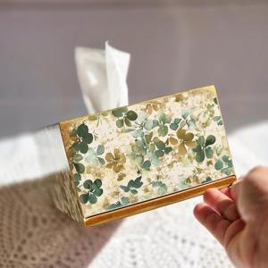 Boîte à mouchoirs en bois imprimée personnalisée avec logo pour merchandising de marque, vente en gros, boîte à mouchoirs en bois imprimée pour le visage - Product Image 3