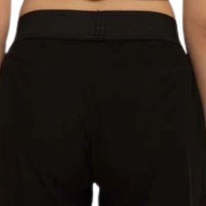 Women's Black Straight Leg Pants <b>Elastic</b> <b>Waist</b> Casual Relaxed Fit <b>Trousers</b> <b>with</b> Side Pockets Lightweight Everyday Fashion - Product Image 4