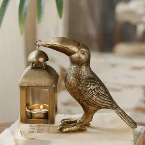 Support à bougie décoratif classique en laiton, porte-bougie traditionnel en laiton de qualité supérieure, support à bougie vintage en laiton en gros - Product Image 4