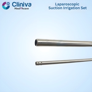 Set de Irrigación y Succión Laparoscópica de 10 mm, Manual, de Alta Calidad, Instrumentos Quirúrgicos Reutilizables de Acero Inoxidable de Grado Médico - Product Image 3