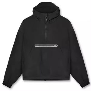 เสื้อแจ็คเก็ตผู้ชายพิมพ์ลายตามสั่ง ซิป 1/4  น้ำหนักเบา กันลม กันน้ำ สำหรับวิ่งกลางแจ้ง - Product Image 3