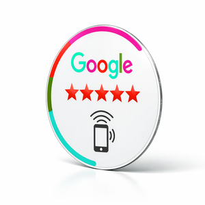 Tarjeta NFC Personalizada con Código QR para Reseñas de Google, Tarjeta de Reseñas Comerciales de PVC para Opiniones de Clientes - Product Image 2