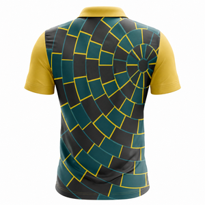 Camiseta Polo Deportiva Sublimada Personalizada para Hombre, de Secado Rápido, Transpirable, para Golf, Informal, Diseño de Jersey de Equipo, Manga Corta - Product Image 2