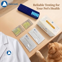 Test Combiné de Diagnostic Quantitatif Vétérinaire Précis pour la Détection des Anticorps contre la Maladie de Carré, le Parvovirus, l'Hépatite, l'ICH, le CPV et le CDV chez le Chien