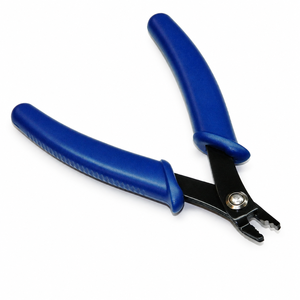 Professional Bead <b>Crimping</b> Pliers 2-3mm Jewelry Making Hand <b>Tool</b> Bead Tube Crimper <b>Wire</b> <b>Crimping</b> Pliers 133mm - Product Image 1