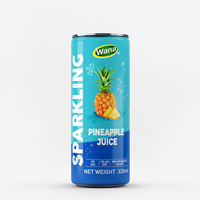 Sprankelende Gefilterde Puree Mango Passievrucht Watermeloen Sapdrank 320ml Aluminiumblik Vietnam Natuurlijke Sinaasappelsmaak Gekleurd