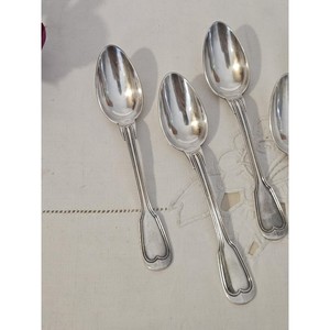 Juego de Cubiertos Metálicos Vintage con Acabado Mate, Aptos para Lavavajillas, para Bodas y Eventos, 5 Cucharas, 8 Tenedores - Product Image 3
