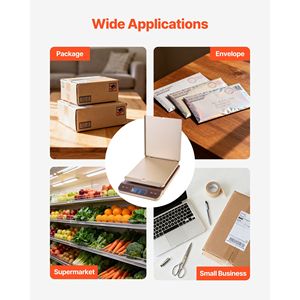 Báscula Digital de Alta Precisión para Envíos Postales, 88 Libras, con Funciones de Retención/Tara/Apagado Automático, Diseño con Soporte Abatible para Pesaje - Product Image 5