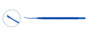 Instrumento Quirúrgico Oftálmico Bechert Nucleus Rotator con Cubierta de Titanio Azul para Manipulación Controlada del Núcleo de la Lente - Product Image 3
