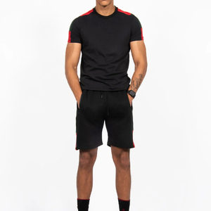 Ensemble T-shirt court et short tendance pour homme, grande taille, tenue de sport décontractée, service OEM - Product Image 1