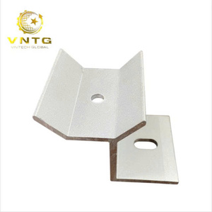 Pince de fixation robuste en métal pour toiture avec coussinet EPDM, support de montage pour panneaux solaires, accessoires de fixation solaire - Product Image 1