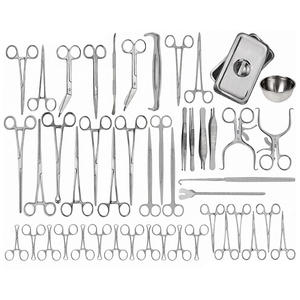 Juego de Instrumentos Quirúrgicos de Acero Inoxidable Premium de 47 Piezas para Cirugía General, Herramientas Manuales con Certificación CE - Product Image 1