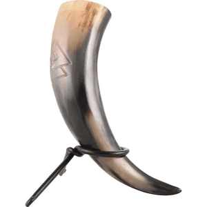 Authentique Corne à Boire Nordique Style Animal, Faite à la Main, en Bois Poli, Écologique, Couleur Personnalisable, Superbe Décoration Viking - Product Image 1