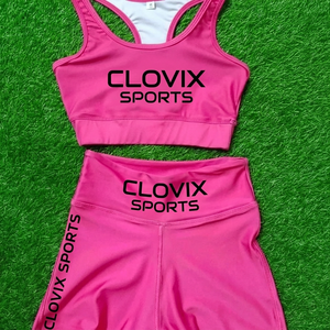 Nouvelle Collection 2026 : Ensemble Short Taille Haute et Crop Top pour Femme – 100% Polyester, Anti-Transpiration, Tenue de Sport Couleur Unie - Product Image 6