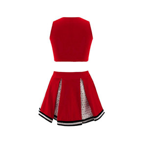 Tenue de cheerleading athlétique confortable, design personnalisé haut de gamme, esthétique audacieuse, coutures renforcées, par Solid Trader - Product Image 3