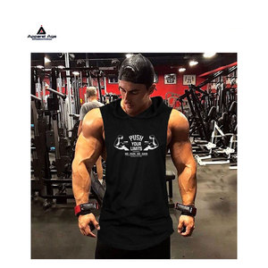 Camiseta sin mangas de poliéster/algodón transpirable de punto de secado rápido para fitness y culturismo para hombre, estilo casual oversize Winteruality - Product Image 1