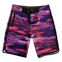 Shorts de pêche et de fitness pour hommes, design tendance, séchage rapide, légers, extensibles, taille élastique, motif imprimé décontracté