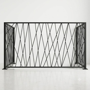 Barandilla de escalera de hierro forjada a mano, fácil de instalar para balcones y escaleras – Diseño moderno, resistente al óxido. - Product Image 1