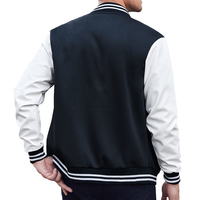 Veste universitaire unisexe élégante à prix d'usine pour logo personnalisé OEM tendance, en tissu toile léger, personnalisable