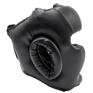 Casque de boxe en cuir de qualité supérieure, grand modèle, personnalisé, rembourré et respirant, nouvelle arrivée - Product Image 6