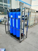 Filtre à eau par osmose inverse commercial de fabrication chinoise avec système de purification d'eau RO, PLC et moteur 220V