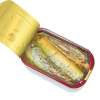 Achetez 50 boîtes de conserve de sardines de 125g à prix avantageux, corps de sardine en conserve dans l'huile végétale, durée de conservation de 24 mois, fabriqué en Thaïlande