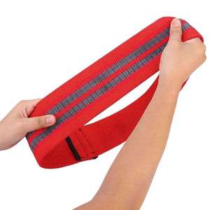 Bandes de Résistance Extensibles pour Entraînement des Fessiers, des Hanches et des Jambes – Boucles en Tissu Flexible pour Fitness, Gym, Yoga, Pilates et Entraînement à Domicile - Product Image 3