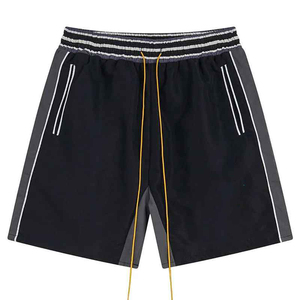 Pantalones Cortos Deportivos de Alta Calidad para Hombre, de Felpa, de Poliéster/Algodón, Lisos, Casuales, para Gimnasio, Marca Personalizada - Product Image 6