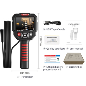 Caméra d'endoscopie industrielle NOYAFA NF-615, caméra d'inspection 1080P HD, étanche IP67 avec écran IPS - Product Image 6