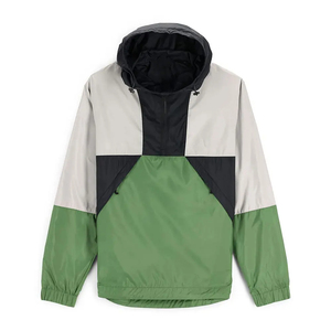 Veste coupe-vent à capuche pour homme, décontractée, pour l'extérieur, hiver, personnalisable OEM ODM, haute qualité, coupe-vent, séchage rapide, légère, couleur personnalisée - Product Image 1