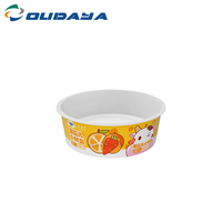 Envase de Plástico Desechable de 250 ml y 200 g para Pudín, Yogur, etc., en Forma de Tubo