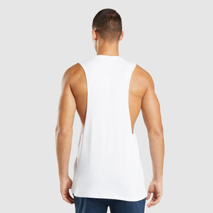 Débardeurs Homme Slim Fit 100% Coton Légers à Séchage Rapide Anti-Transpiration Col Rond Stringers Manches Tombantes Gilet de Sport - Product Image 3