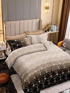 Wholesale Classic 10pcs 100% Polyester Home Use <b>Bedding</b> Double Bed Duvet 400TC <b>Quilting</b> Florals Luxury Customizable Set - Product Image 2