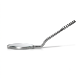 Miroir buccal dentaire simple face anti-buée en rhodium argenté, instrument chirurgical manuel de classe I - Product Image 1