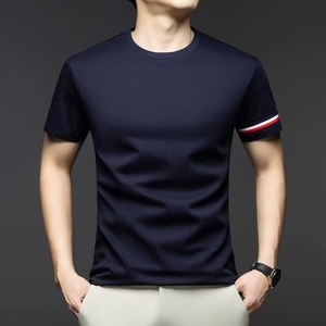 T-shirt de travail de luxe pour homme, personnalisé, 220 g/m², 100 % coton, surdimensionné, imprimé, respectueux de l'environnement, marques célèbres - Product Image 2