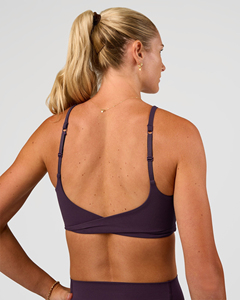 Soutien-gorge de sport sans couture pour femme, couleur unie, col ras du cou, dos nageur, maintien moyen, en Spandex et Polyester, idéal pour l'entraînement - Product Image 6