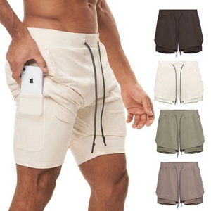 Shorts de Sport respirants pour hommes, avec poches, cyclisme, nouvelle collection - Product Image 1