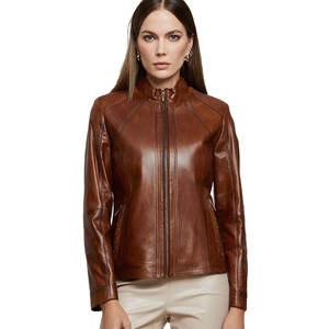 Blazer de Cuero Extra Grande para Mujer de la Mejor Calidad, Estilo Urbano Personalizado, Proveedor Mayorista - Product Image 5