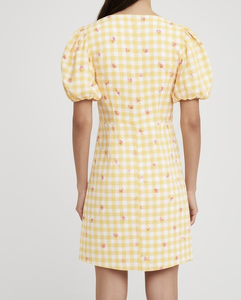 OEM Custom Women's Elegant Streetwear Dresses Vietnam Fast Delivery Washable Sustainable Material Woven Weaving Paisley <b>Pattern</b> - Product Image 3