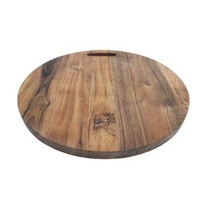Planche à découper carrée en bois, style moderne tendance, faite à la main, durable, en bois naturel, pour la cuisine. - Product Image 5