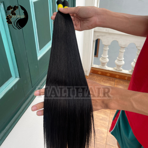 Extensiones de cabello Hali súper doble vietnamita 100%, cutícula recta alineada, alta calidad, teñido a granel, sensación suave y sedosa - Product Image 2