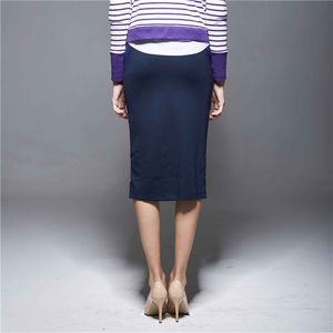 ODM Taiwan fait respirant tricoté dames bureau femmes élégant extensible naturel taille crayon jupes - Product Image 5