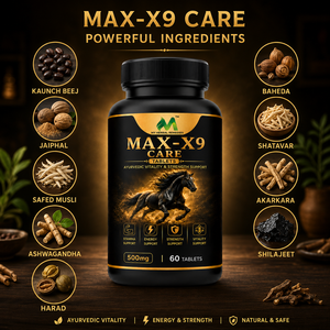 Tabletas de Extracto Herbal MY HERBALS MAX-X9 CARE 500mg, Fórmula para Mejorar el Rendimiento, Energía y Resistencia Física - Product Image 4